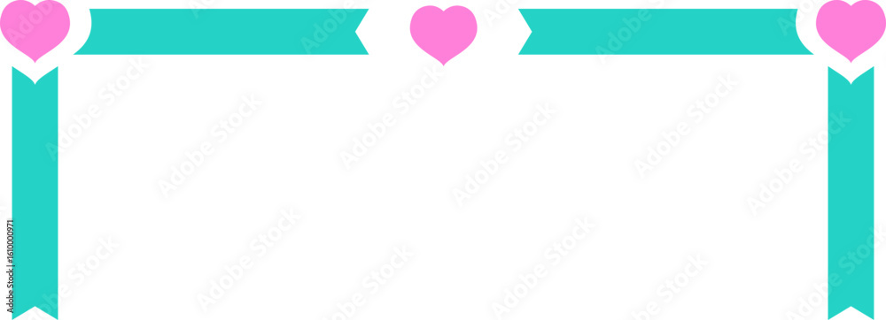 Obraz premium 하트 데코레이션