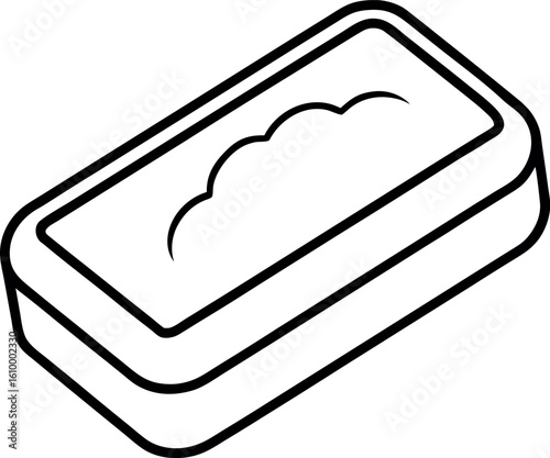 Bar of Soap Flat Icon