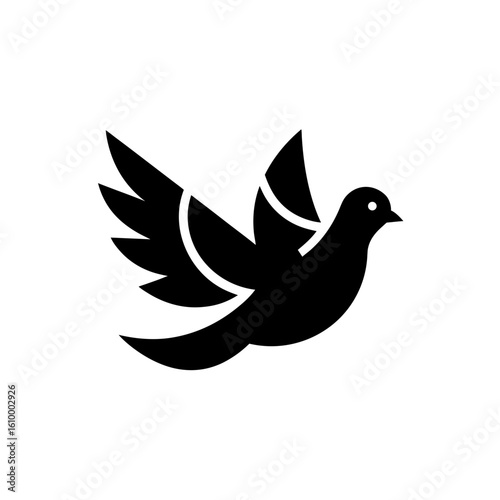 Wallpaper Mural dove with peace sign Torontodigital.ca