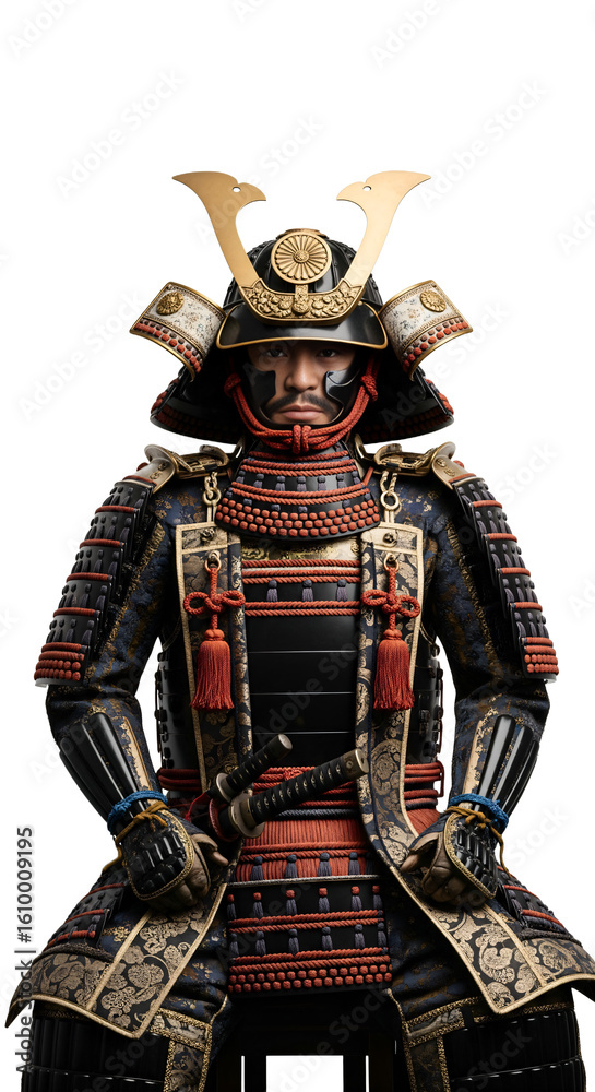 Fototapeta premium A samurai in full armor