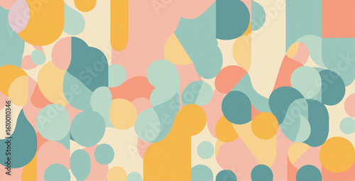 abstract organic shapes in ...