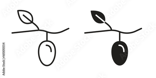Cocoon icon outline vector Thin line. flat vector simple elements.