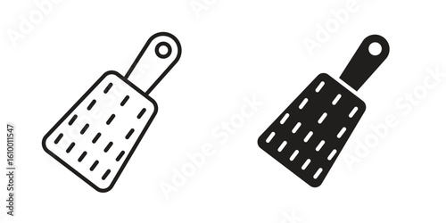 Grater icon outline vector Thin line. flat vector simple elements.