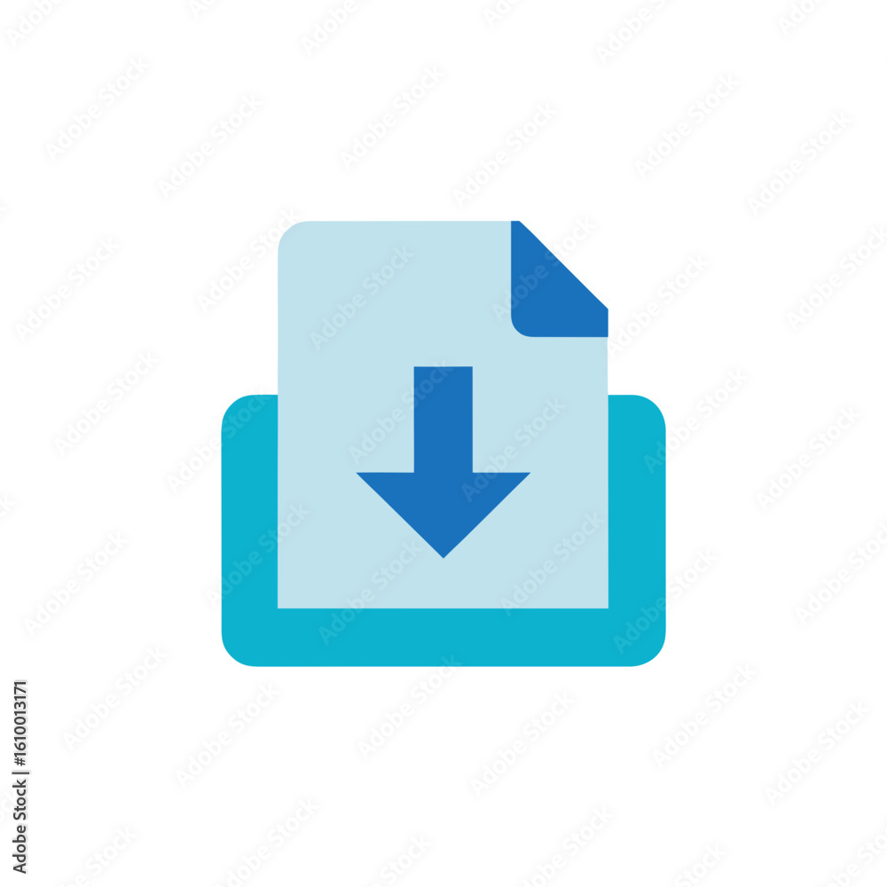 download icon on blue button download icon on blue button