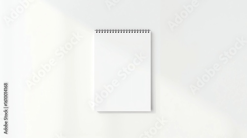 Blank calendar mock up on the wall 