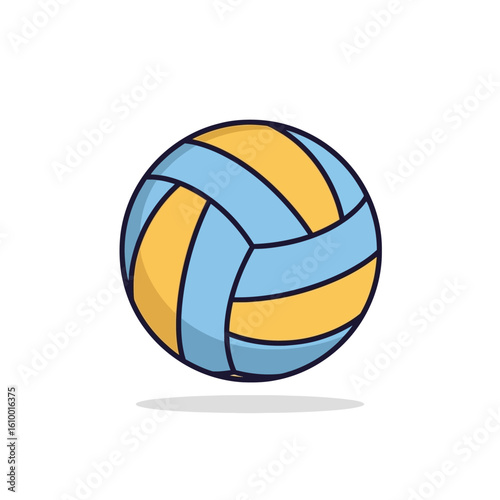 Exciting Volleyball Action, Players Competing, Beach Setting, Digital Illustration, Dynamic Environment, Close-up View, Sport Concept