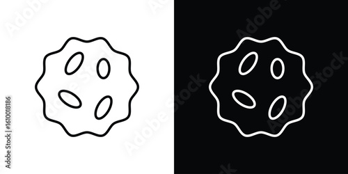 White blood cell icon vectors - high quality black style vector icons