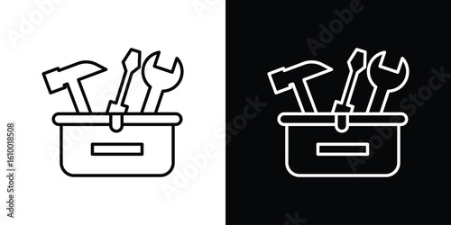 Toolbox icon vectors - high quality black style vector icons