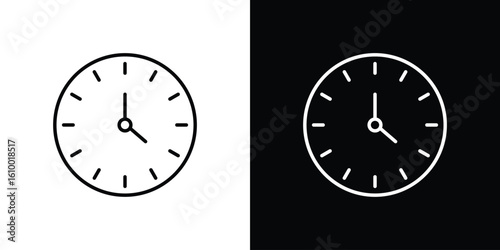 Time icon vectors - high quality black style vector icons
