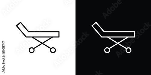 Stretcher icon vectors - high quality black style vector icons