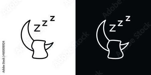 Sleep icon vectors - high quality black style vector icons