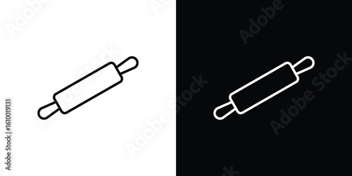 Rolling pin icon vectors - high quality black style vector icons