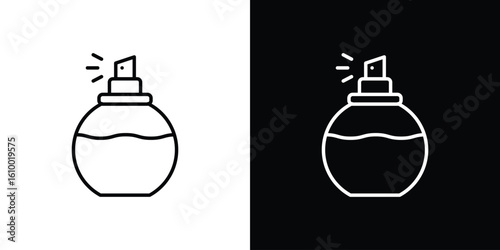 Perfume bottle icon vectors - high quality black style vector icons