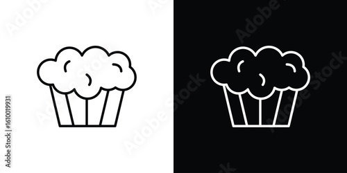 Muffin icon vectors - high quality black style vector icons