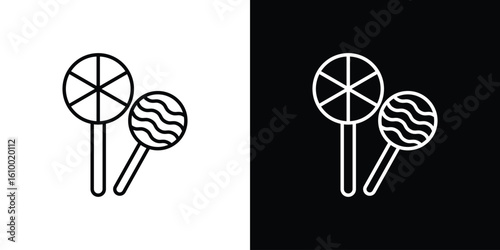 Lollypop icon vectors - high quality black style vector icons