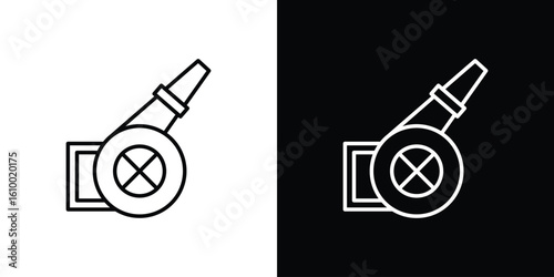Leaf blower icon vectors - high quality black style vector icons