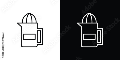 Juicer squeezer icon vectors - high quality black style vector icons