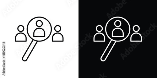 Job vacancy icon vectors - high quality black style vector icons