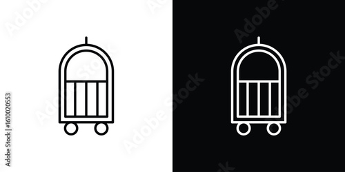 Hotel service icon vectors - high quality black style vector icons