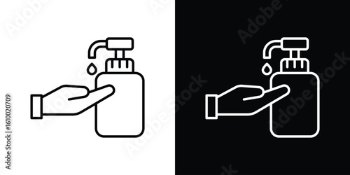 Hand wash icon vectors - high quality black style vector icons