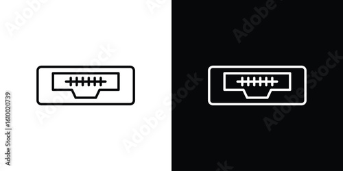 HDMI icon vectors - high quality black style vector icons