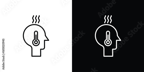 Fever icon vectors - high quality black style vector icons