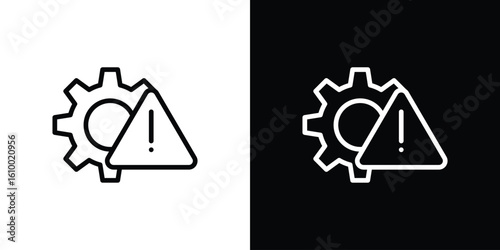 Failure icon vectors - high quality black style vector icons