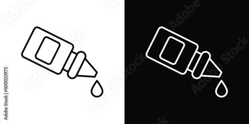 eye drop icon vectors - high quality black style vector icons