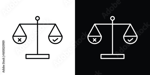 Ethics icon vectors - high quality black style vector icons