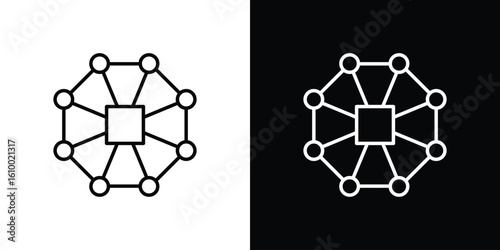 Dependency icon vectors - high quality black style vector icons