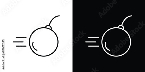 Demolition ball icon vectors - high quality black style vector icons