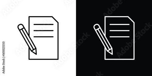 Declarations icon vectors - high quality black style vector icons