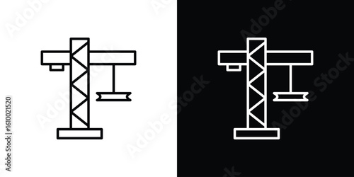 Crane icon vectors - high quality black style vector icons