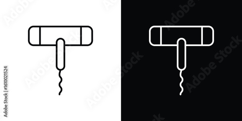 Corkscrew icon vectors - high quality black style vector icons