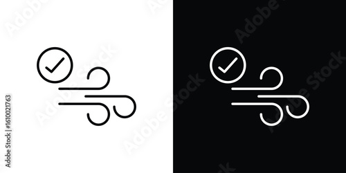 Clean Air icon vectors - high quality black style vector icons