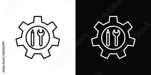 Business development icon vectors - high quality black style vector icons