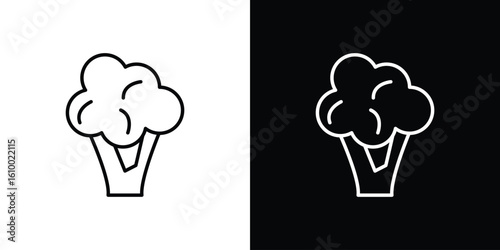 Broccoli icon vectors - high quality black style vector icons