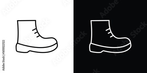 brisk boots icon vectors - high quality black style vector icons
