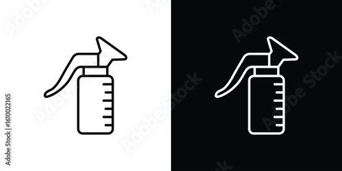 Breast pump icon vectors - high quality black style vector icons