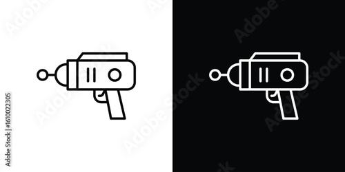 Blaster icon vectors - high quality black style vector icons