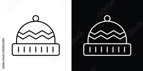 Beanie icon vectors - high quality black style vector icons