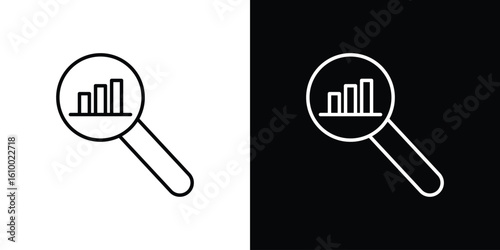 Analysis icon vectors - high quality black style vector icons