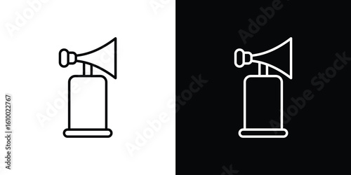 Air horn icon vectors - high quality black style vector icons