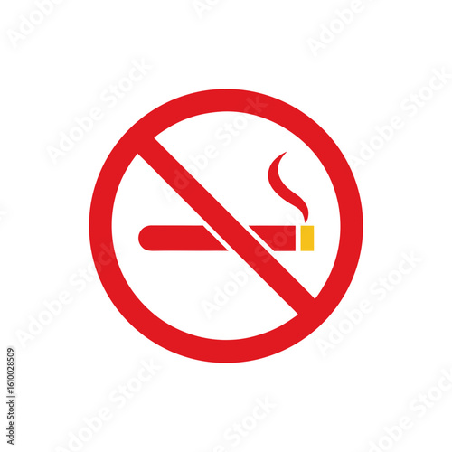 no smoking sign isolated