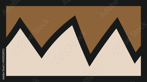 Simple cartoon style cake background