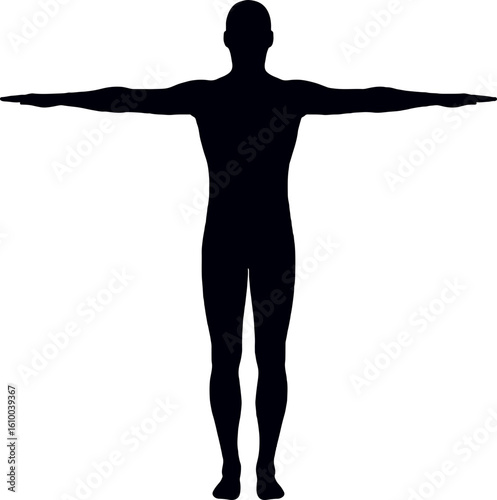 silhouette of a man