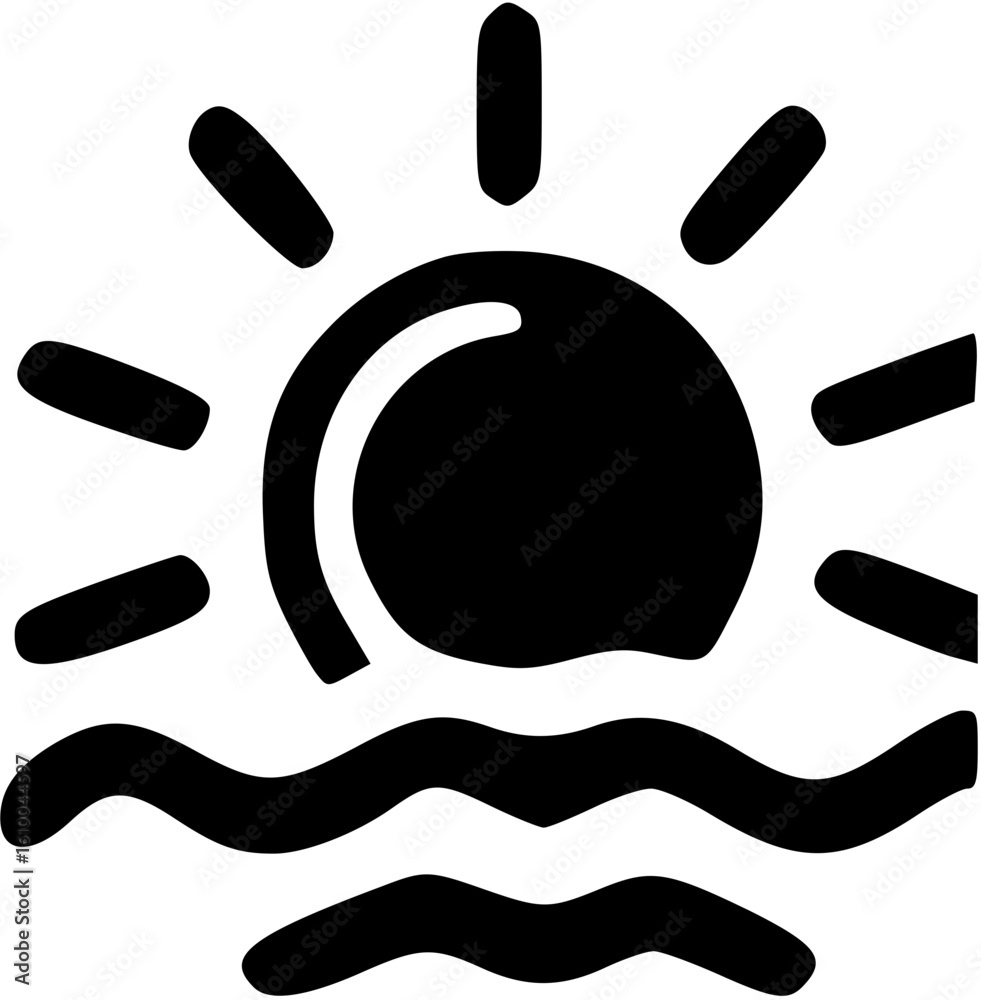 Fototapeta premium summer icon