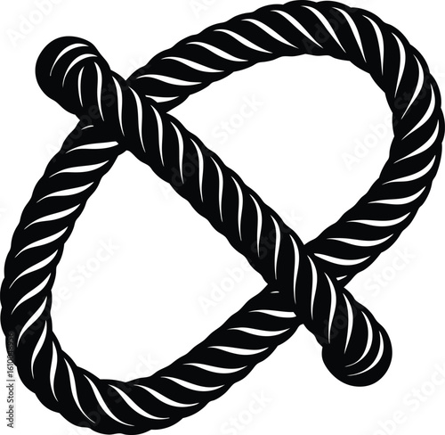 battle rope on white background.eps