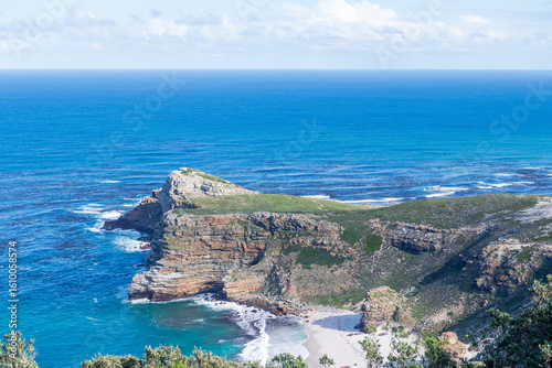 The Rugged landscape near Cape of good hope, South Africa.