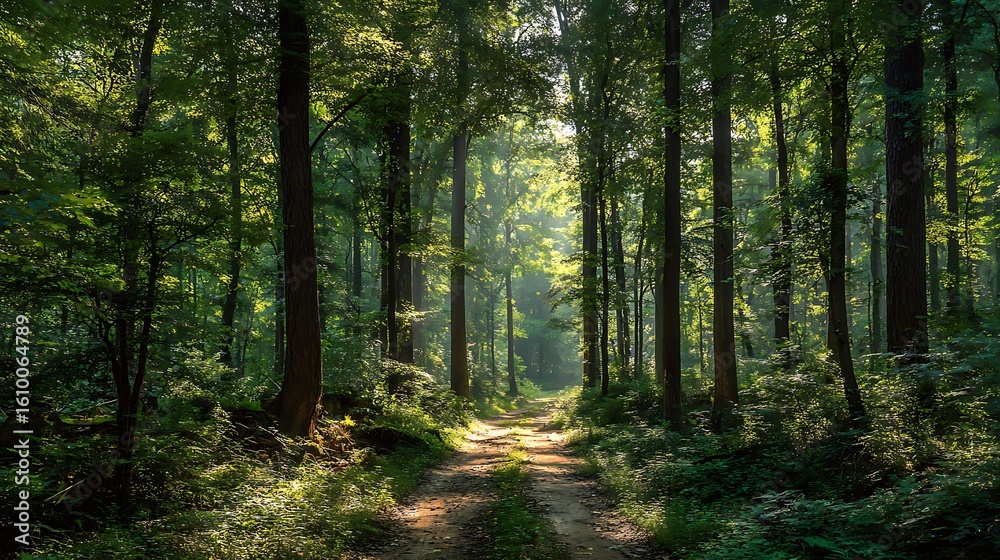 Obraz premium path in the forest